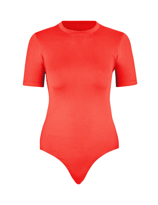 Fearless Bodystocking w/Logo Functional Comfort-Crush Red