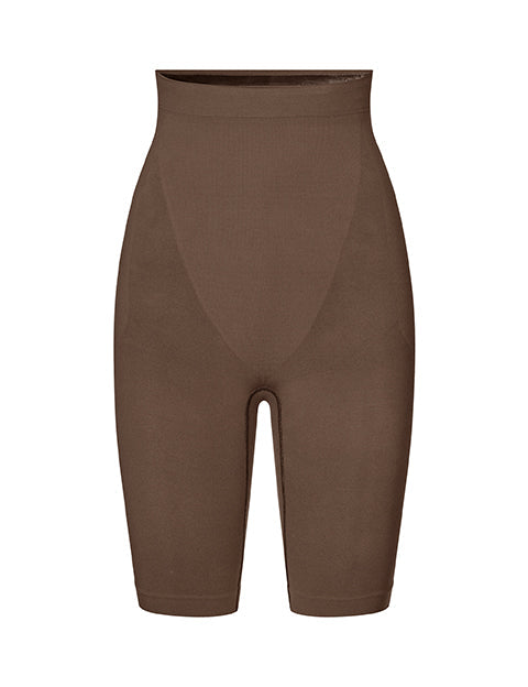 Alturra Highwaist Shaping Shorts - Chocolate