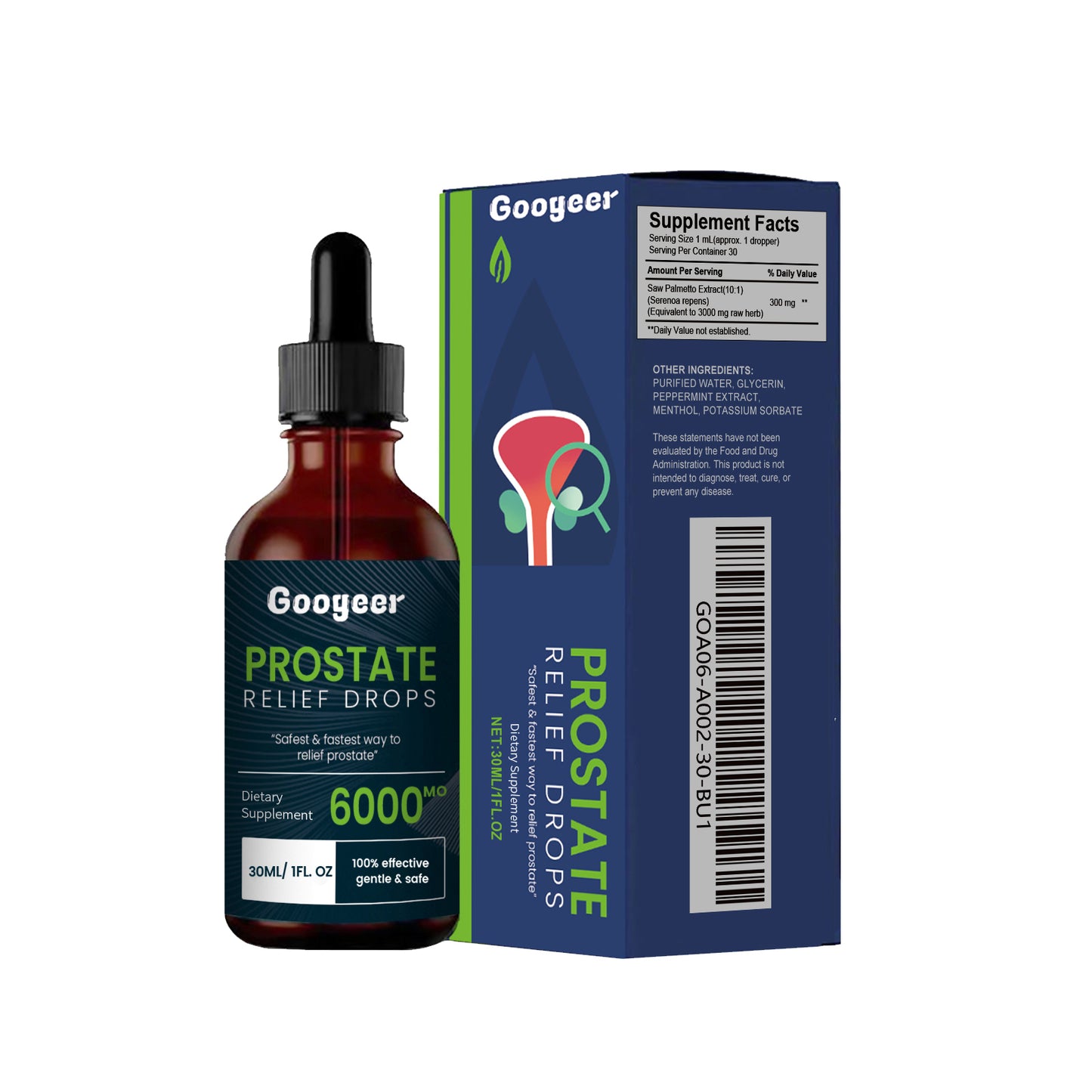 Googeer Men's Vitality Drops: Verleiht dem Körper ein frisches, geschmeidiges Gefühl und sorgt für eine angenehme, gepflegte und zarte Haut.