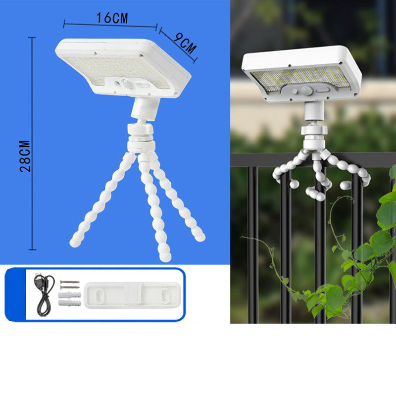 🔥Heißer Sale: 50 % Rabatt🔥Abnehmbare, tragbare Dual-Ladeleuchte mit USB-C-Anschluss und Solarsensor