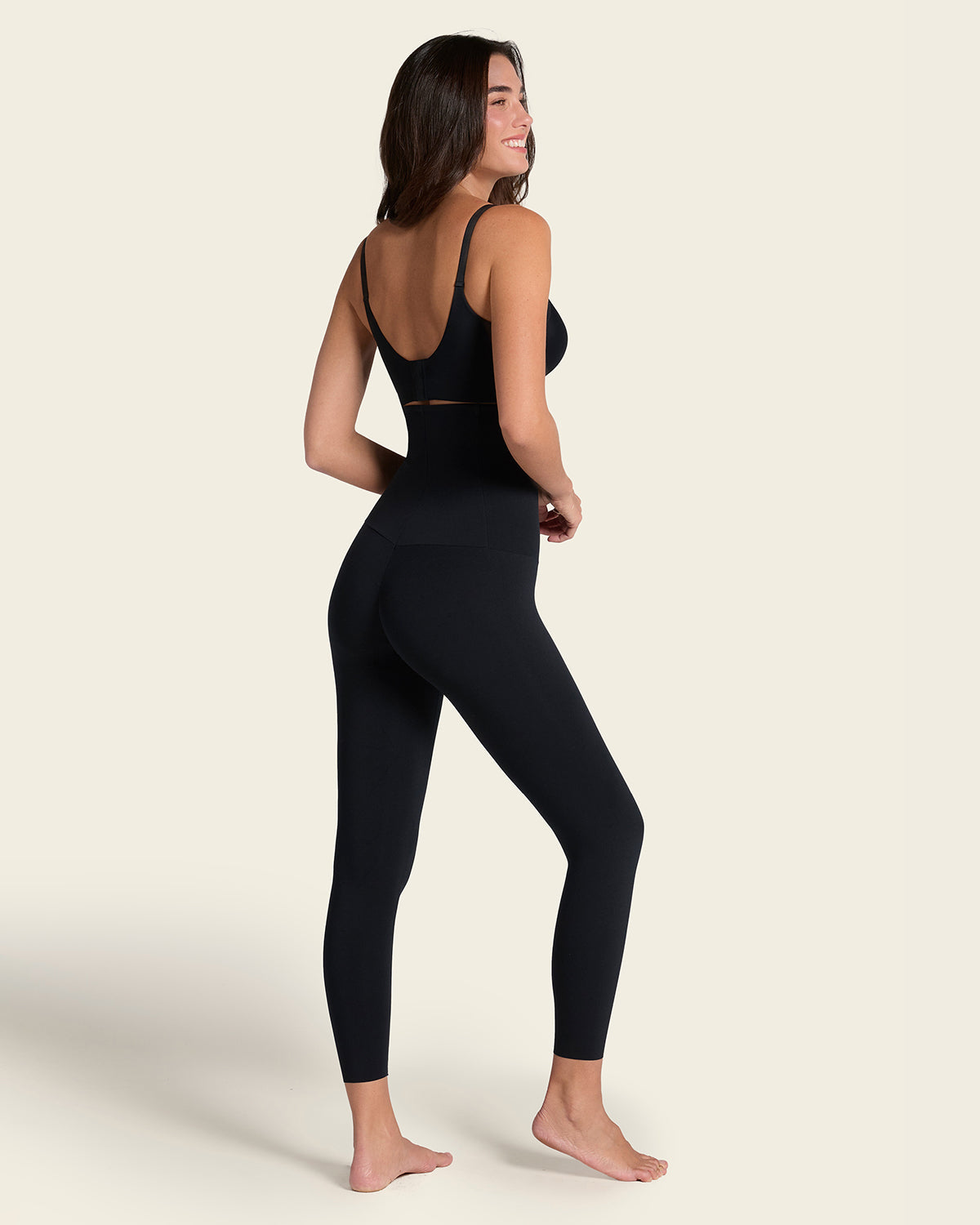 Leggings mit extra hohem Bund und fester Kompression