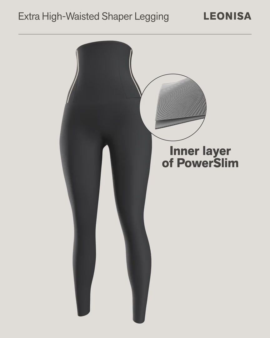 Leggings mit extra hohem Bund und fester Kompression