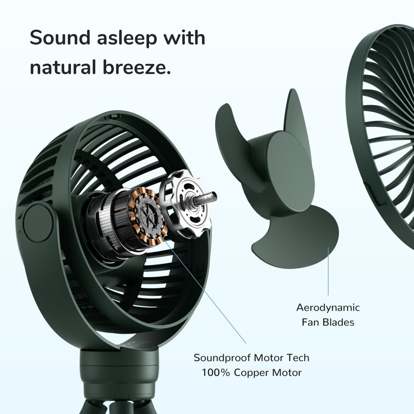 JisuLife Kinderwagen-Ventilator Life1