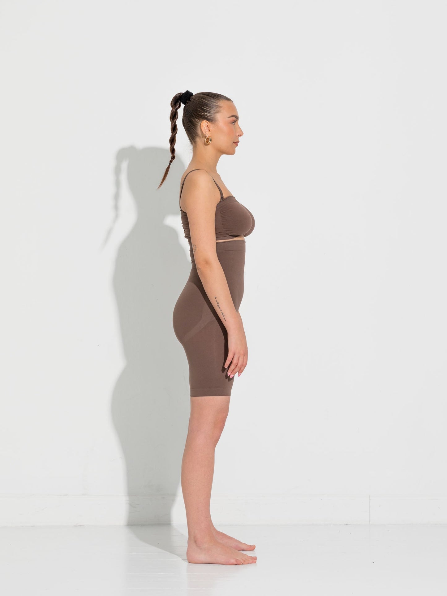 Alturra Highwaist Shaping Shorts - Chocolate