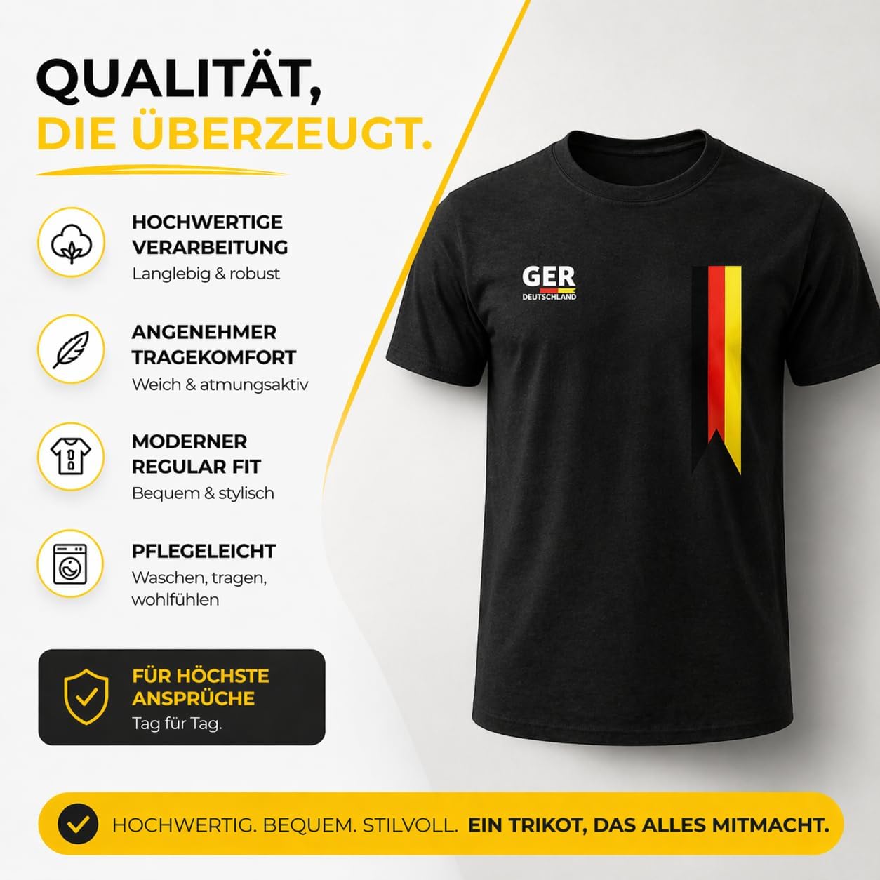 ⚽ Große WM-Aktion! 50 % Rabatt! 🎉🔥Deutschland WM 2026 Trikot - für Herren & Damen - zur Fußball Weltmeisterschaft - Germany Fanartikel
