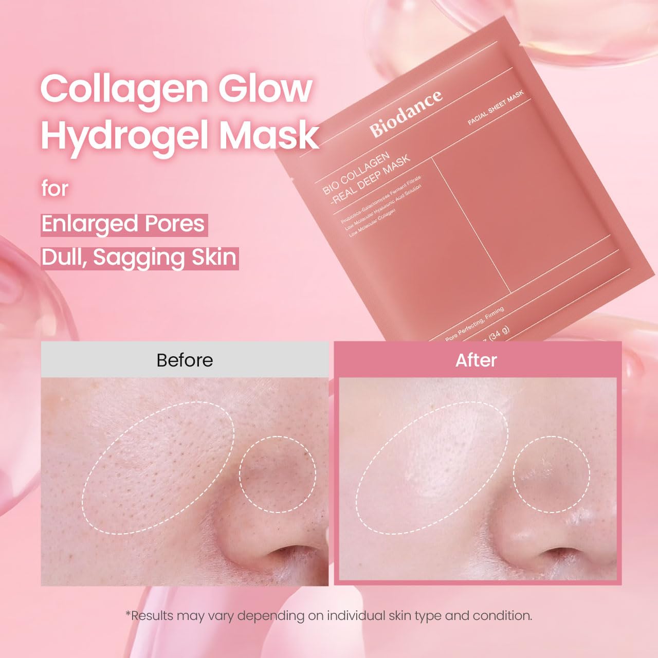 INIA LED Maske mit Rot- & Blaulicht