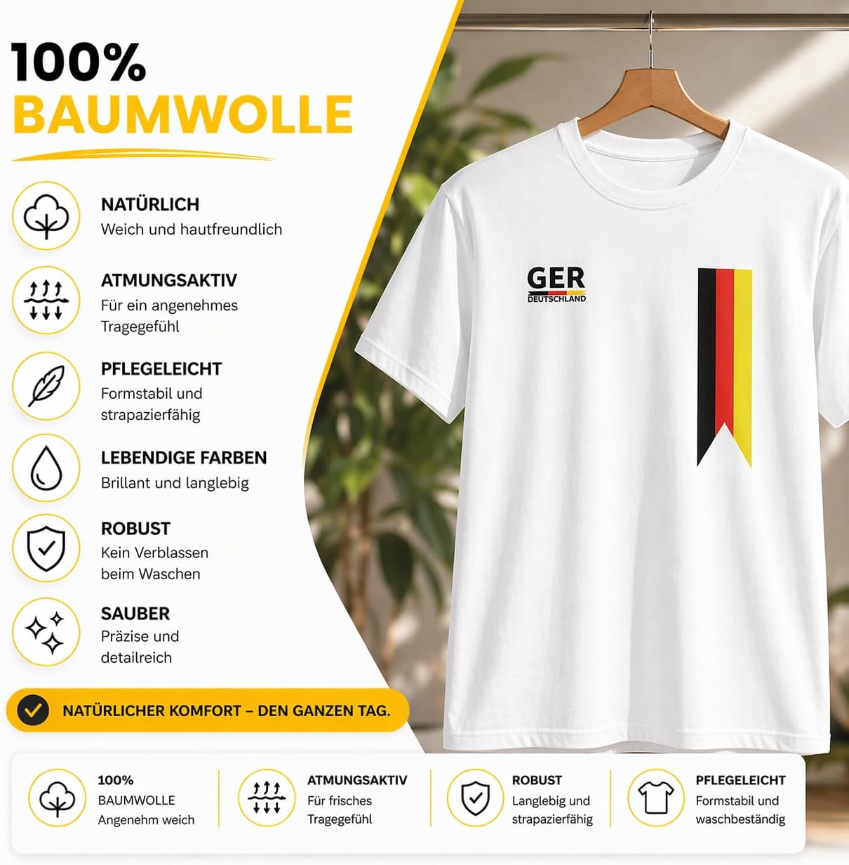 ⚽ Große WM-Aktion! 50 % Rabatt! 🎉🔥Deutschland WM 2026 Trikot - für Herren & Damen - zur Fußball Weltmeisterschaft - Germany Fanartikel