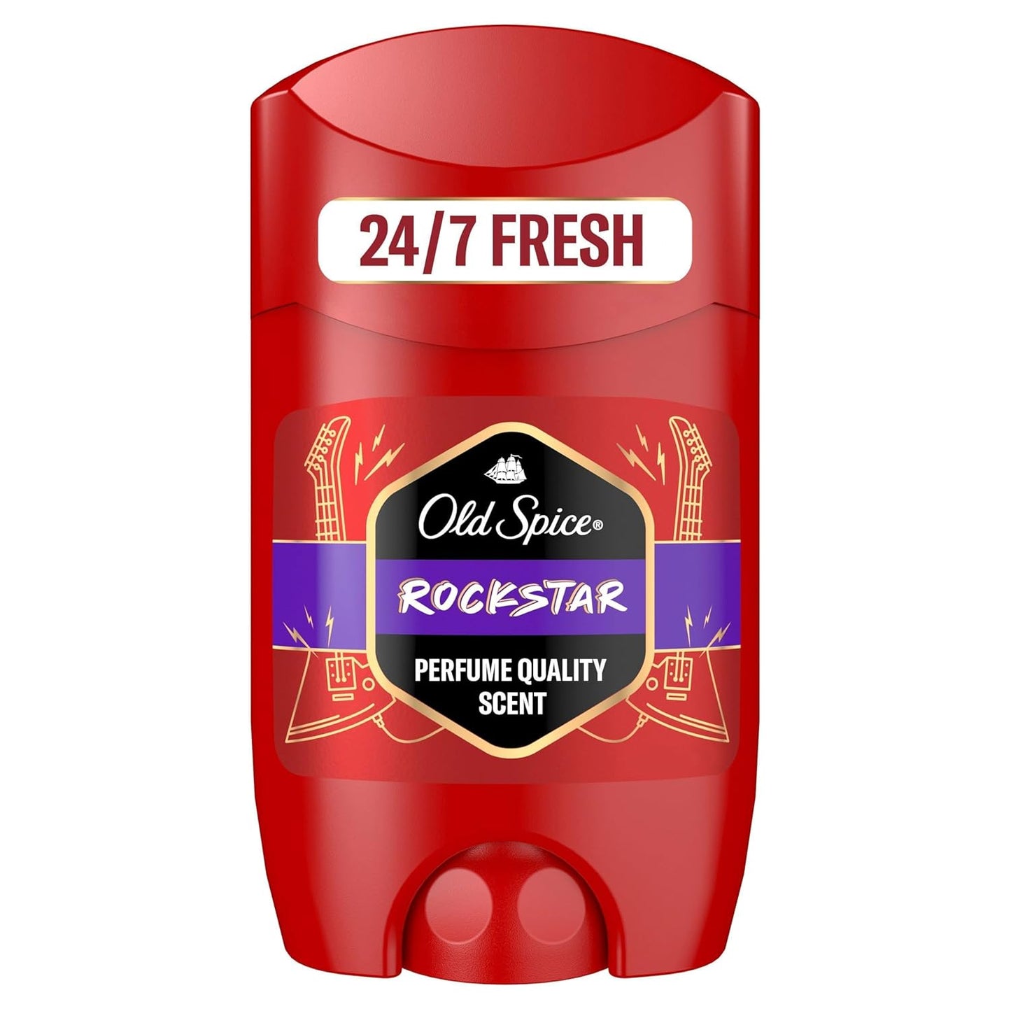 Old Spice Rockstar Deostick, 50ml, 24/7 Frisch bei Täglicher Anwendung
