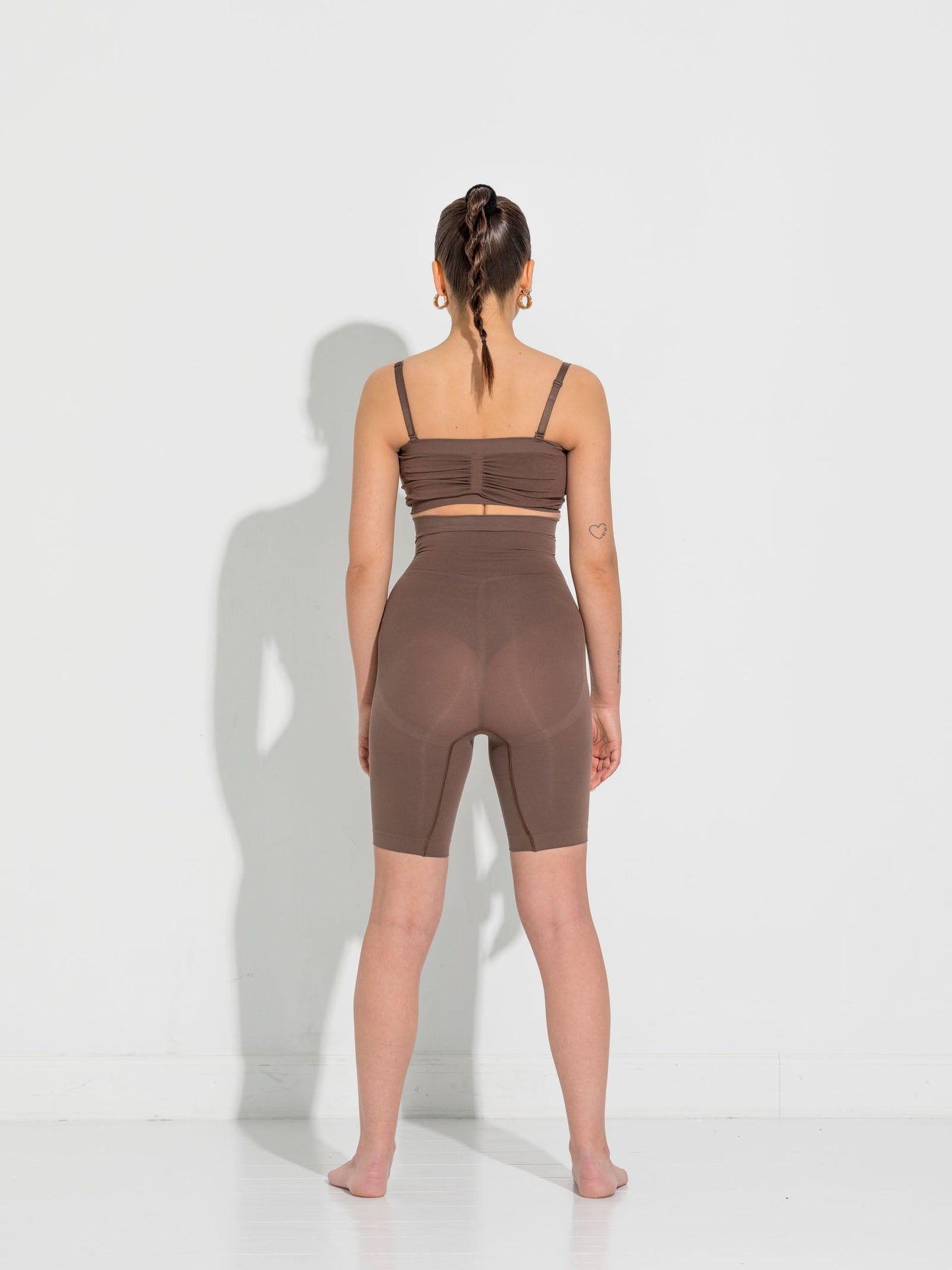 Alturra Highwaist Shaping Shorts - Chocolate