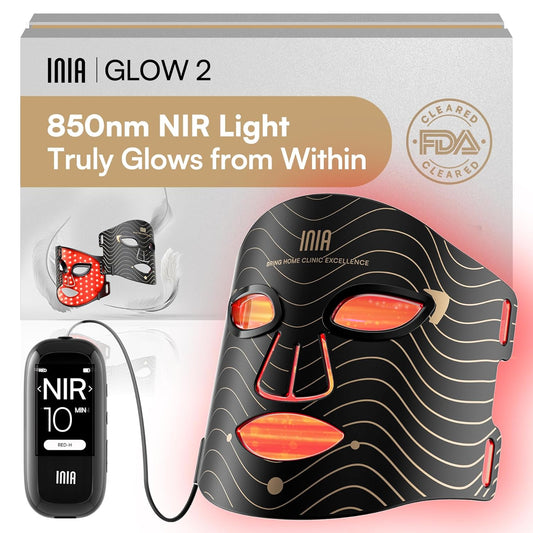 INIA LED Maske mit Rot- & Blaulicht