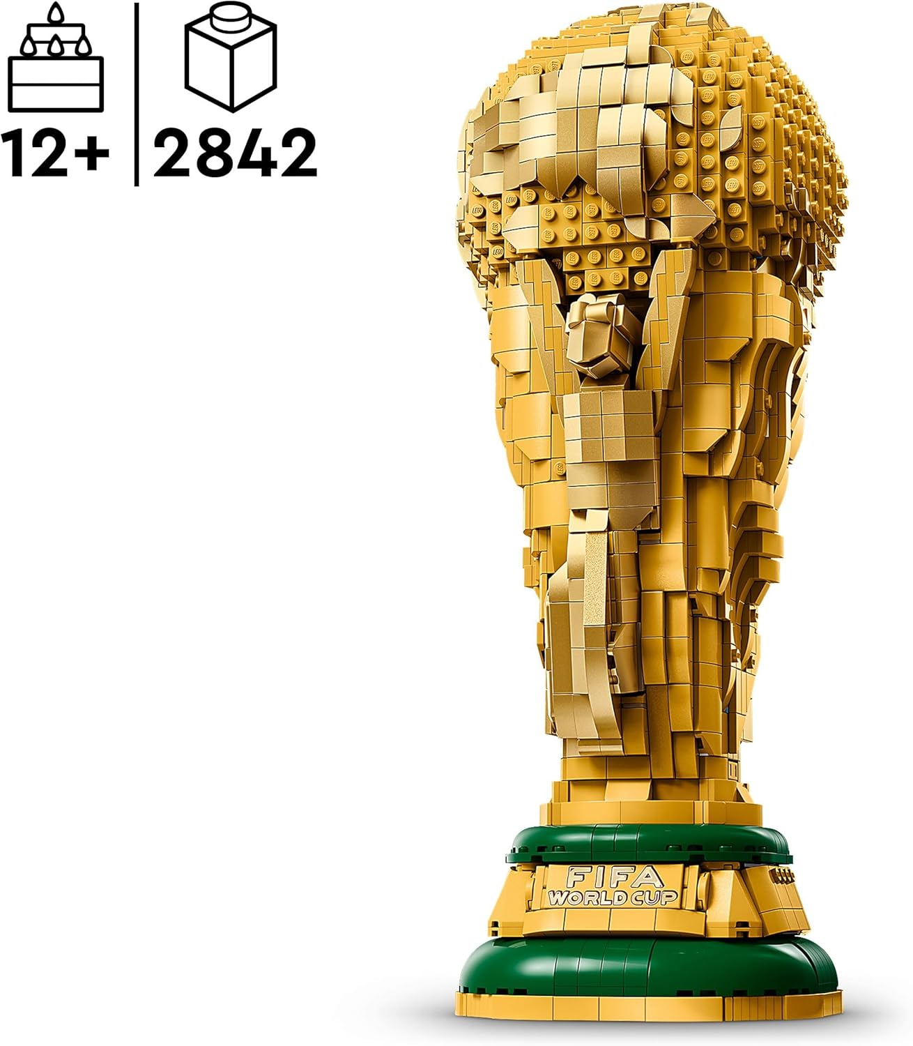 Editions Sports Offizieller Pokal der FIFA Fußball-Weltmeisterschaft - 3D DIY Modell mit sammelbarer Minifigur - Fußball Geschenk für Jungen & Mädchen ab 12 Jahren und Erwachsene Fans