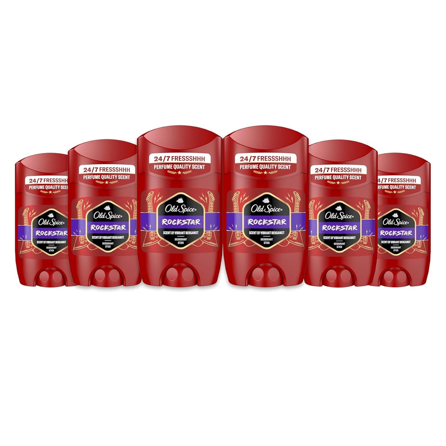 Old Spice Rockstar Deostick, 50ml, 24/7 Frisch bei Täglicher Anwendung