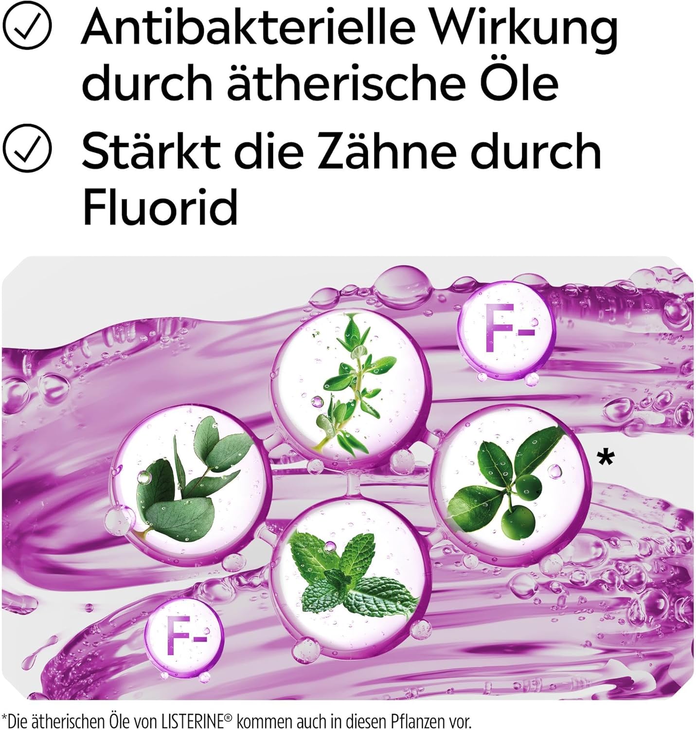 LISTERINE Total Care Zahn-Schutz 6 x 500 ml, schützende Mundspülung gegen Karies mit 6 in 1 Wirkung, antibakterielles Mundwasser schützt vor Zahnfleischproblemen, bis zu 24h frischer Atem
