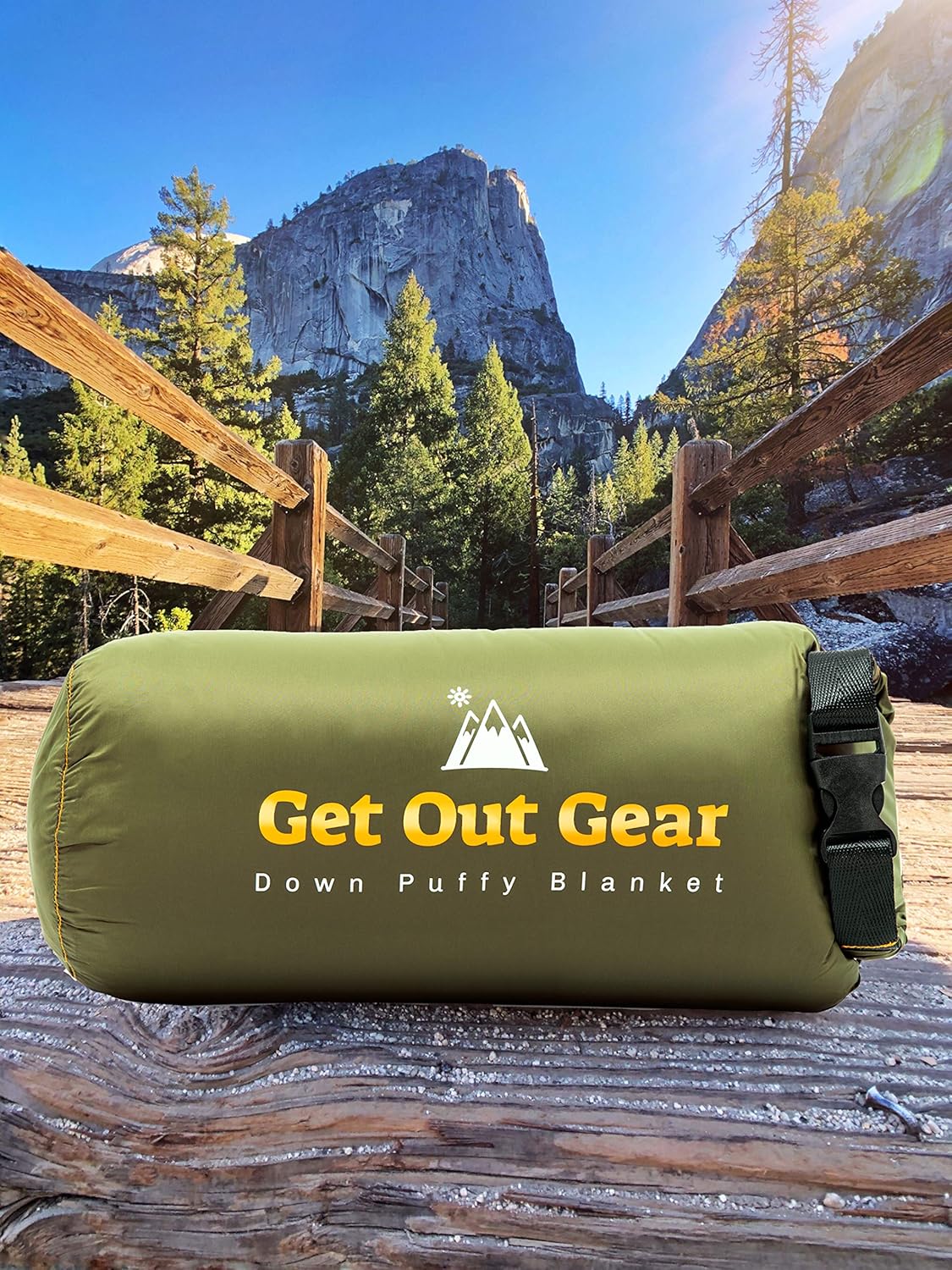Get Out Gear Daunen-Campingdecke – für den Außenbereich, leicht, verstaubar, 650 Füllung, kompakt, wasserdicht und warm, Rucksackreisen, Steppdecke für Camping, Wandern, Reisen, Hängematte