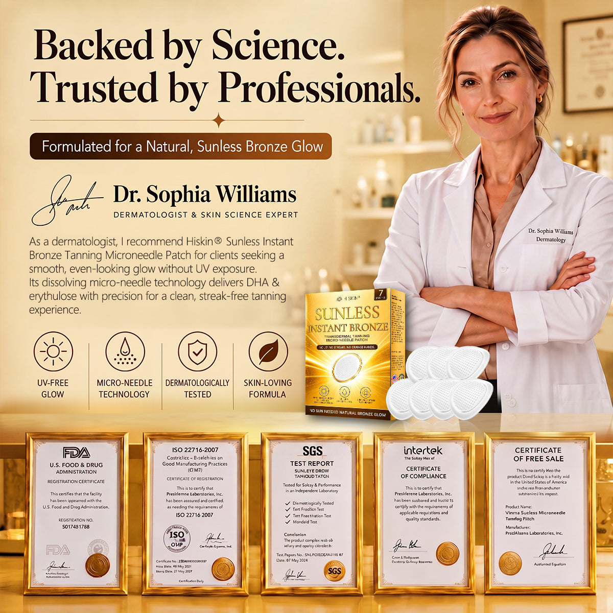 ☀️𝑶𝒇𝒇𝒊𝒄𝒊𝒂𝒍 𝑺𝒕𝒐𝒓𝒆 | ☀️ 𝐇𝐢𝐬𝐤𝐢𝐧® 𝐒𝐮𝐧𝐥𝐞𝐬𝐬 𝐈𝐧𝐬𝐭𝐚𝐧𝐭 𝐁𝐫𝐨𝐧𝐳𝐞 𝐓𝐚𝐧𝐧𝐢𝐧𝐠 𝐌𝐢𝐜𝐫𝐨𝐧𝐞𝐞𝐝