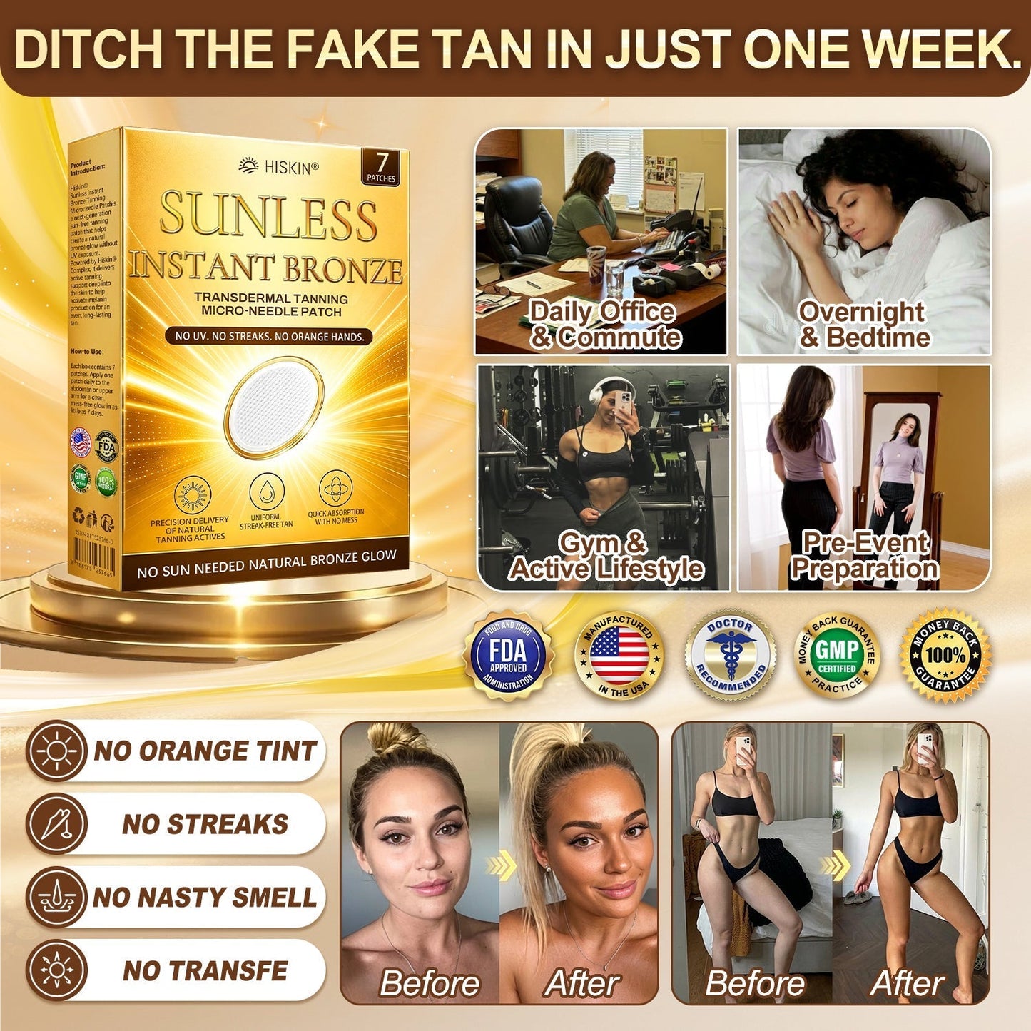 ☀️𝑶𝒇𝒇𝒊𝒄𝒊𝒂𝒍 𝑺𝒕𝒐𝒓𝒆 | ☀️ 𝐇𝐢𝐬𝐤𝐢𝐧® 𝐒𝐮𝐧𝐥𝐞𝐬𝐬 𝐈𝐧𝐬𝐭𝐚𝐧𝐭 𝐁𝐫𝐨𝐧𝐳𝐞 𝐓𝐚𝐧𝐧𝐢𝐧𝐠 𝐌𝐢𝐜𝐫𝐨𝐧𝐞𝐞𝐝