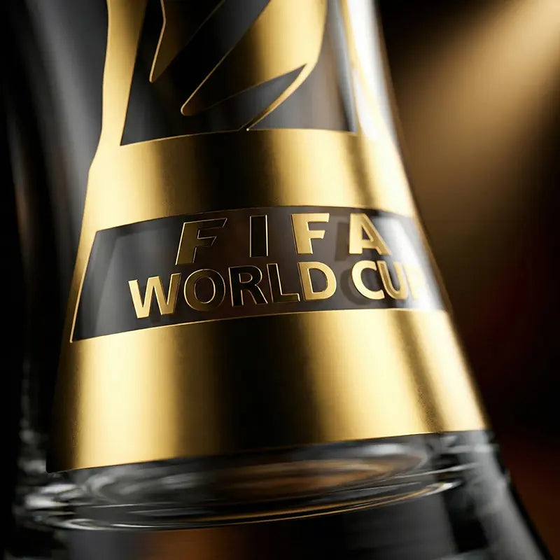 Offizielles FIFA WM 26 Goldgeprägtes klassisches Bierglas – Sammleredition summervibes Trinkbecher