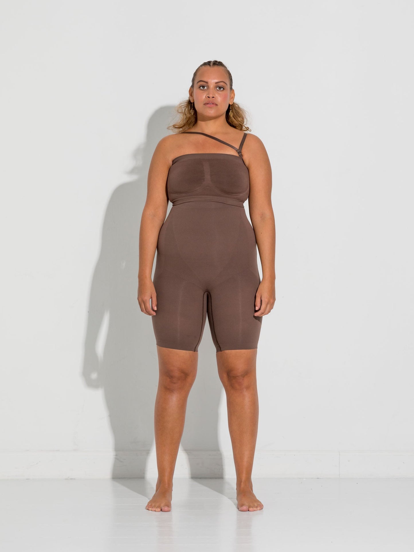 Alturra Highwaist Shaping Shorts - Chocolate
