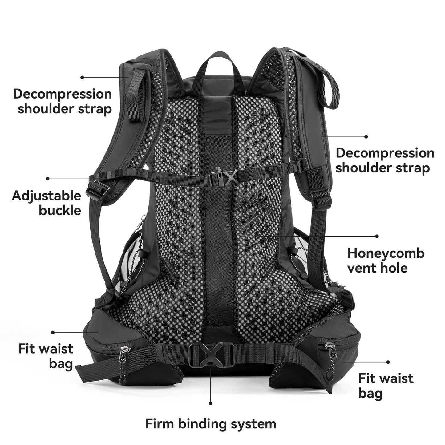 ROCKBROS Leichter Trinkrucksack für Outdoor-Sportarten