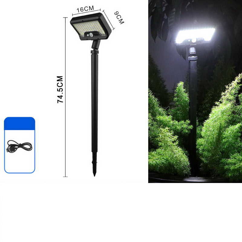 🔥Heißer Sale: 50 % Rabatt🔥Abnehmbare, tragbare Dual-Ladeleuchte mit USB-C-Anschluss und Solarsensor