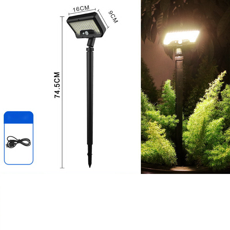 🔥Heißer Sale: 50 % Rabatt🔥Abnehmbare, tragbare Dual-Ladeleuchte mit USB-C-Anschluss und Solarsensor